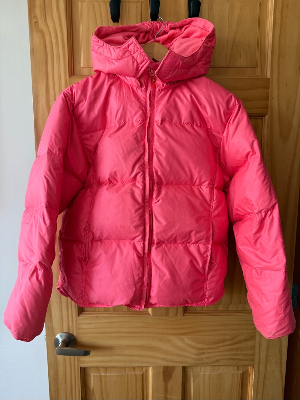 GAP Girls Pink Hooded Puffer Jacket